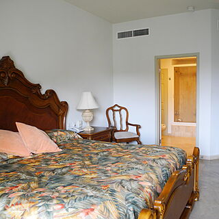 Playa Royale Residence Club — Master bedroom & bathroom