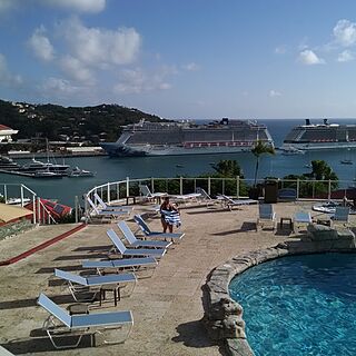 Bluebeard's Castle — Pool area
