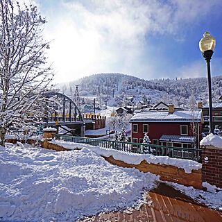 Marriott's MountainSide at Park City — Grounds After Snowfall