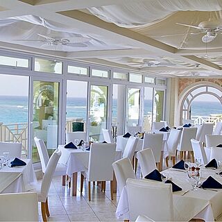 Crane Beach Resort — L'Azure restaurant on-site