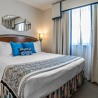 Bluegreen Club 36 — One-bedroom deluxe bedroom; Two-bedroom combined includes this unit and the other one-bedroom unit.