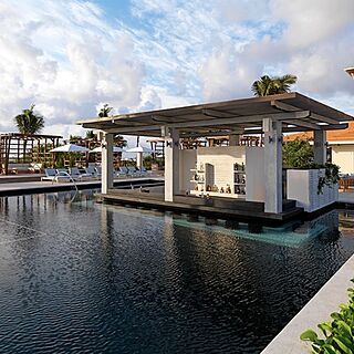 UNICO 20°87° Hotel Riviera Maya — Swim-Up Bar