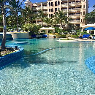 Crane Beach Resort — One of five swimming pools