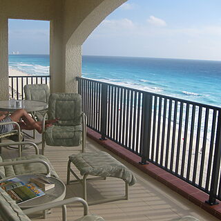The Royal Islander — Sample unit balcony