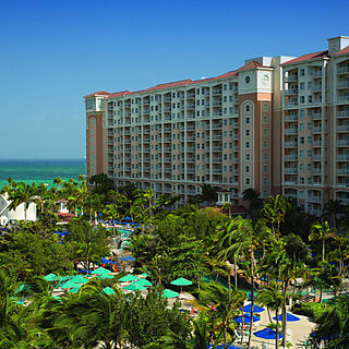 Marriott's Aruba Surf Club — Grounds from Ocean View Unit