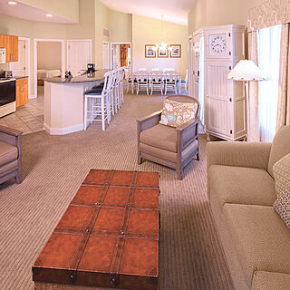 Wyndham at The Cottages — Sample Living Area