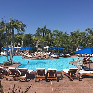 Four Seasons Residence Club Aviara &mdash; Pool Area With Loungers and Umbrellas