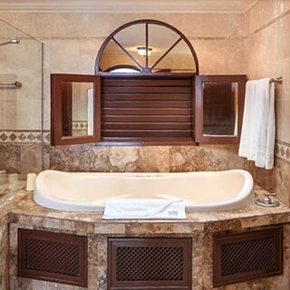 The Residences at the Crane Beach Resort — Sample unit bathroom