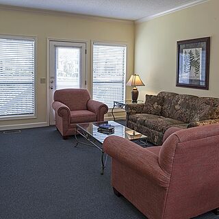Egret Point by Spinnaker &mdash; Sample Unit Living Room