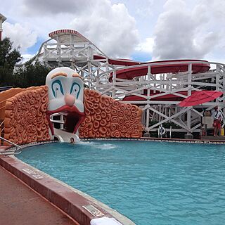 Disney's BoardWalk Villas — Clown slide
