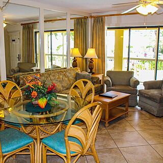 Coral Reef Beach Resort — Sample Living Area