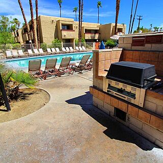 Desert Vacation Villas — Grilling Area