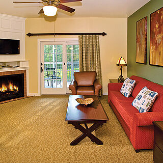 Wyndham Vacation Resorts Shawnee Village - Crestview &mdash; Sample unit living area