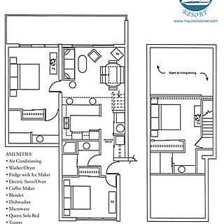 Maui Schooner &mdash; Three-Bedroom Floorplan