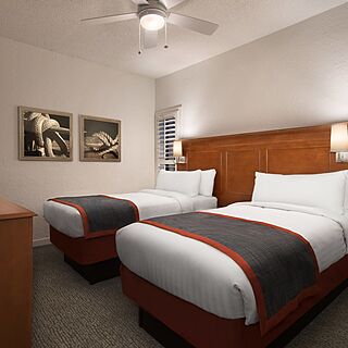 Marriott's Monarch at Sea Pines — Sample Doubles Bedroom