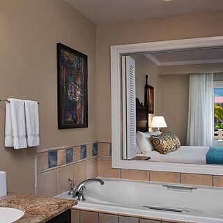 Marriott's St. Kitts Beach Club — Sample unit bathroom