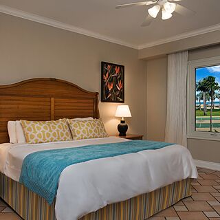 Marriott's St. Kitts Beach Club — Sample unit bedroom