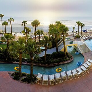 Club Wyndham Ocean Walk — Lazy River With Inner Tubes