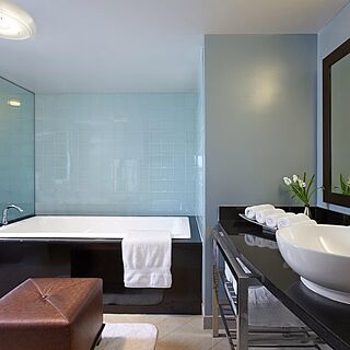 The Hilton Club New York &mdash; Sample unit bathroom