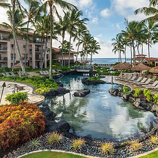 Marriott's Waiohai Beach Club — Accessible Pool With Beach View