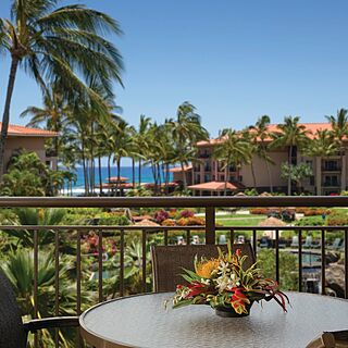 Marriott's Waiohai Beach Club — Sample Balcony
