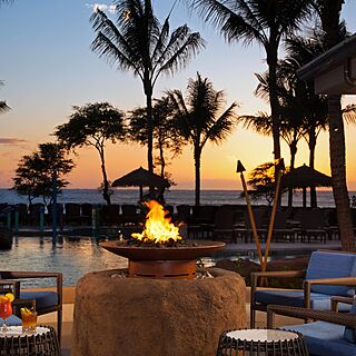 The Westin Nanea Ocean Villas — Poolside Firepit