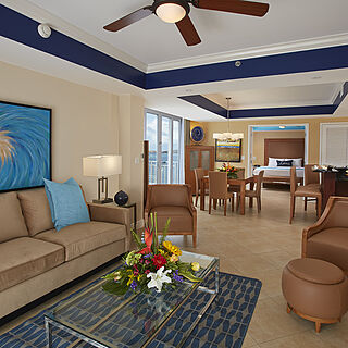 Divi Aruba Phoenix Beach Resort — Sample Living Area