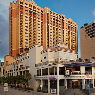 Marriott's BeachPlace Towers — Exterior With Surrounding Shops
