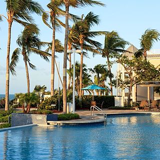 Hyatt Windward Pointe Resort &mdash; Pool Area With Loungers and Umbrellas
