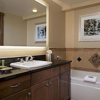 Sunrise Lodge by Hilton Grand Vacations — Sample Bathroom