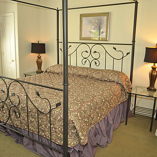 French Quarter — Sample unit master bedroom