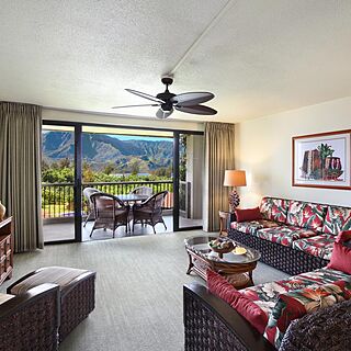 Hanalei Bay Resort — Sample Living Area