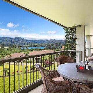 Hanalei Bay Resort — Sample Balcony