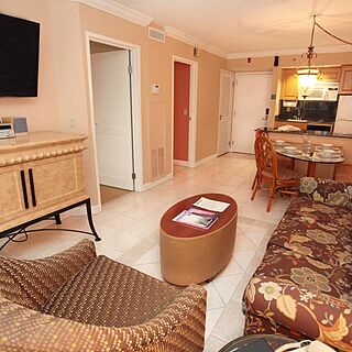 Palm Beach Shores Resort and Vacation Villas &mdash; Sample Living Area