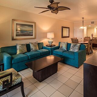 Casa del Mar Beach Resort — Sample Living Area