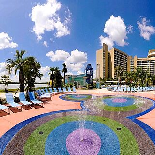 Bay Lake Tower at Disney's Contemporary Resort &mdash; Fountains