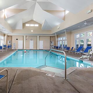 Club Wyndham Nashville — Accessible Indoor Pool With Loungers and Tables