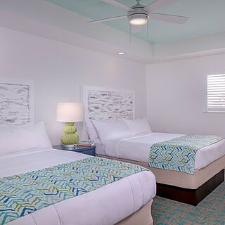 Marriott's Harbour Lake — Sample Second bedroom in two-bedroom villa (furniture and finishes vary from tower to tower).