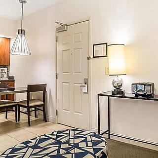 Bluegreen Club 36 — One-bedroom standard living area and kitchen; Two-bedroom combined includes this unit and the other one-bedroom unit.