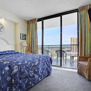Sands Ocean Club — Sample unit bedroom