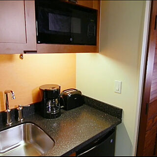 Disney's Polynesian Villas & Bungalows — Sample studio kitchenette
