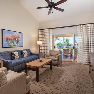 Kona Coast Resort — Sample Living Area