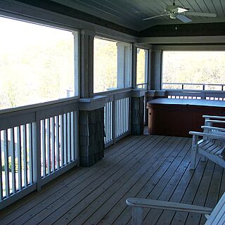 Owners Club at the Homestead &mdash; - Unit Deck With Hot Tub