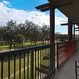 Disney's Animal Kingdom Villas - Kidani Village — Sample Balcony