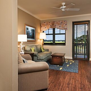 Disney's Hilton Head Island Resort &mdash; Sample Living Area