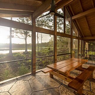 Copper Creek Villas & Cabins at Disney's Wilderness Lodge — Sample Cabin Patio