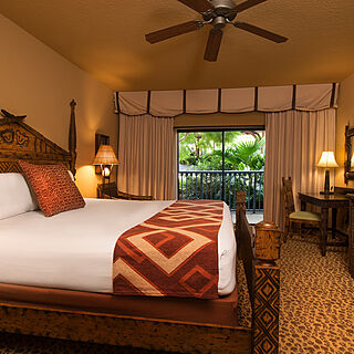 Disney's Animal Kingdom Villas - Kidani Village — Sample One-Bedroom Villa Bedroom