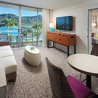 Marriott's Kauai Beach Club — Sample Living Area