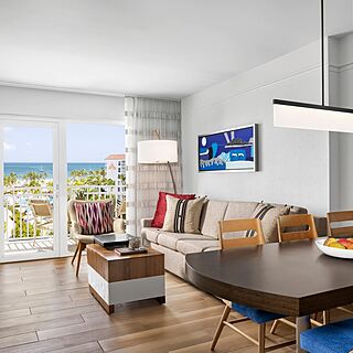 Marriott's Aruba Ocean Club — Sample Living Area (see below for unit-type specific photos)
