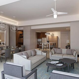Grand Luxxe Spa Suites at Vidanta Nuevo Vallarta &mdash; Sample Living Area